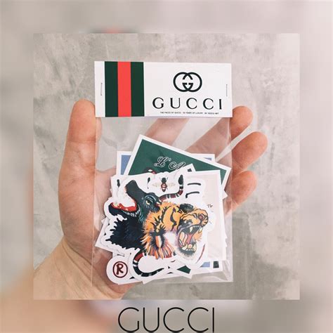 Supreme Gucci Stickers for Sale 